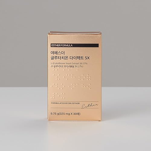 ESTHER FORMULA Glutathione Direct Film 5X (320mg*30pcs), Glutathione Impregnated Oral Dispersible Film for Effective Absorption, Korean Inner Beauty Dietary Supplement for Skin Whitening - 1