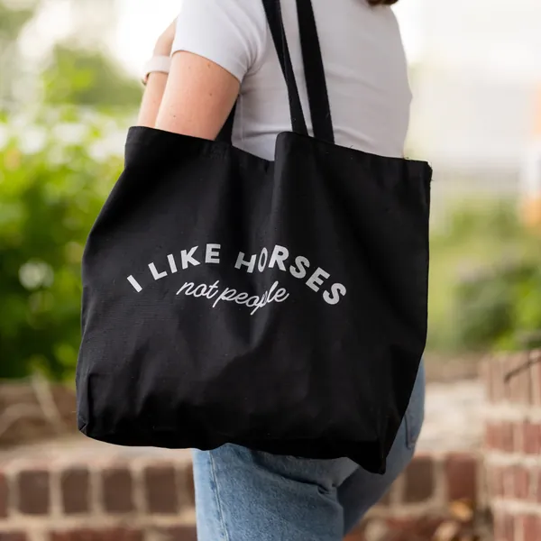 I Like Horses Tote
