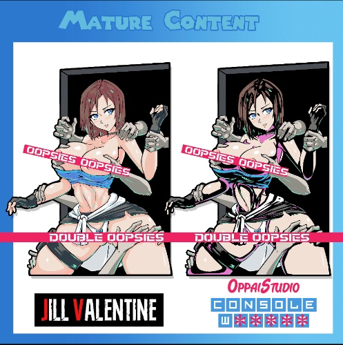 Jill Valentine // Console W***** // Resident Evil 3 - Hard Enamel Pin