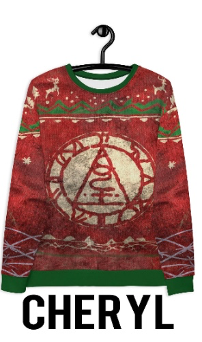 DbD Ugly Christmas Sweatshirts // (Nancy, Felix, Mikaela Added), Dwight Cosplay, Pizza Dwight, Pizza Sweater, Legion Cosplay