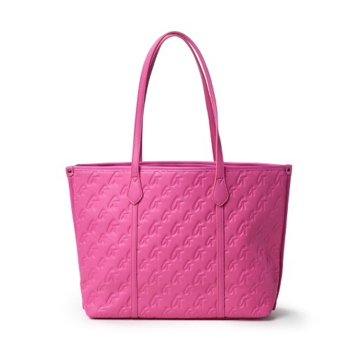 MONOGRAM SLEEK TOTE HOT PINK | Default Title