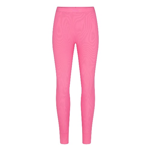 COTTON RIB LEGGING | SUGAR PINK