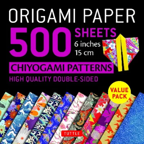 Origami Paper 500 sheets Chiyogami Patterns 6" 15cm: Tuttle Origami Paper: High-Quality Double-Sided Origami Sheets Printed with 12 Different Designs ... Instructions for 8 Projects Included