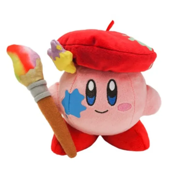Sanei Kirby Adventure Kirby's Dream Land Kirby Stuffed Plush 11cm Artist Kirby KP31 Japan Import