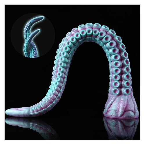 22.4" Long Dildo Tentacle Anal Sex Toy for G Spot & P Spot Stimulation,Huge Monster Silicone Anal Plug with Strong Suction Cup,Adult Sex Toys for Men Women