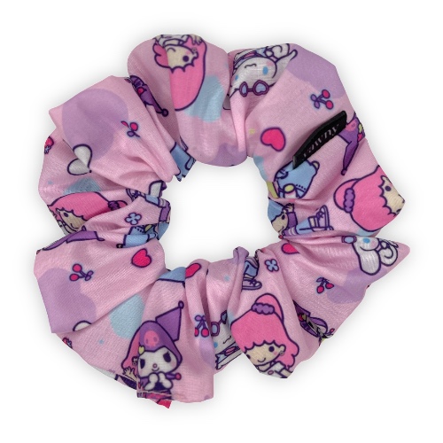 Pink Sanrio Scrunchie (matte) - lite