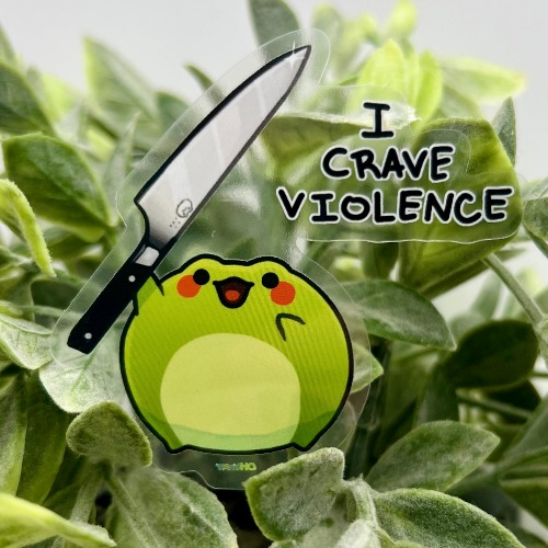 I Crave Violence Sticker