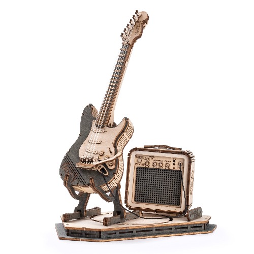 ROKR Electric Guitar Model 3D Wooden Puzzle TG605K | Default Title