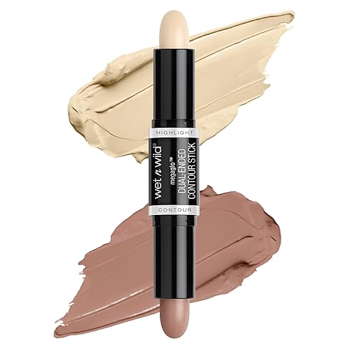 wet n wild MegaGlo Dual-Ended Contour Stick, Light Medium, Cruelty-Free - Light/Medium - 1 Count (Pack of 1)