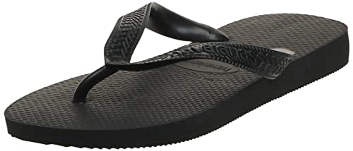 Havaianas Women’s Top Flip Flop Sandal - 5-6 - Black