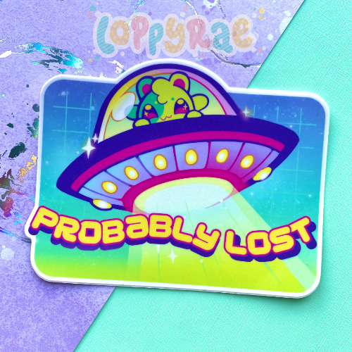 "Probably Lost" Bumper Sticker