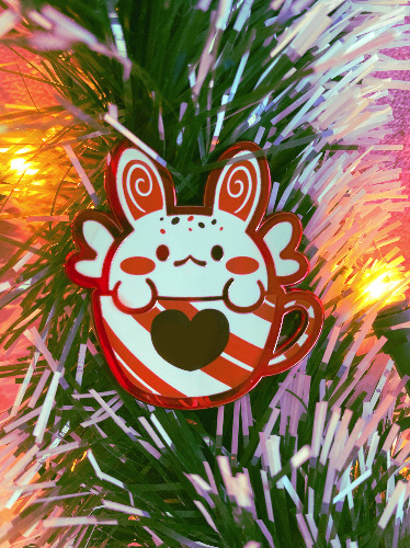 Peppermint Bunchoco Pin