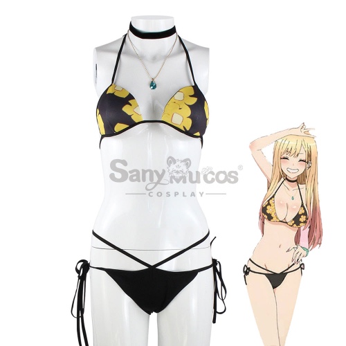 【In Stock】Anime My Dress Up Darling Cosplay Marin Kitagawa Bikini Swimsuit Cosplay Costume - S