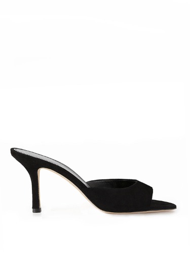 'Luchy' Suede Mules 85 mm | 38