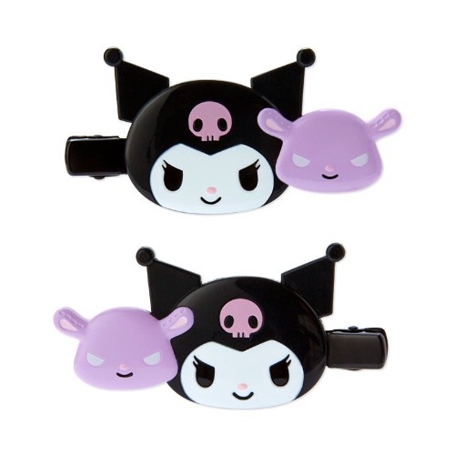 Kuromi Large Hair Clip Duo