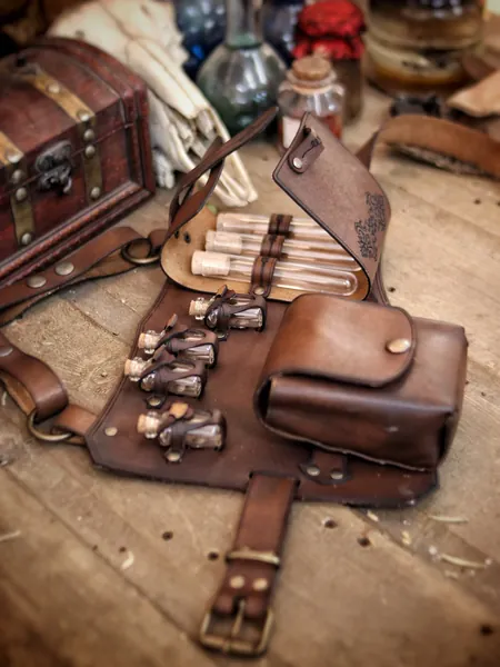 Leather Leg Harness Belt