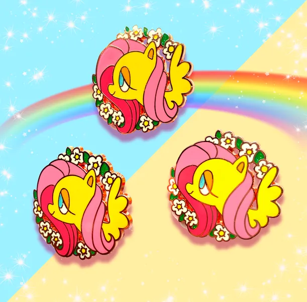 MLP: Fluttershy Hard Enamel Pin