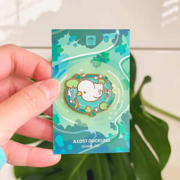 Enamel Pin - Fairy Tale - A Lost Duckling