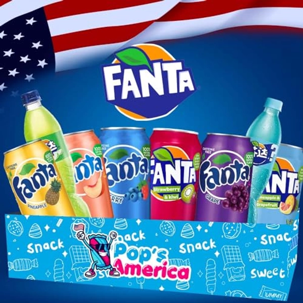 Box Fanta Drink Boissons USA