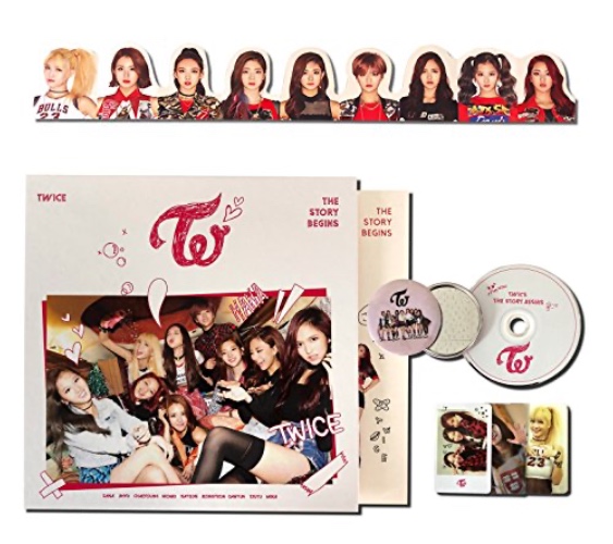 TWICE 1st Mini Album - [ THE STORY BEGINS ] CD + Photobook + Photocards + Garland + FREE GIFT / K-pop Sealed
