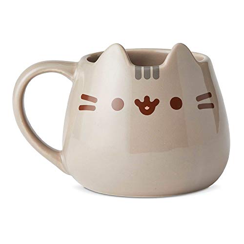 Enesco Name is Mud “Pusheen Sculpted Mug, 1 Count (Pack of 1), Multicolor