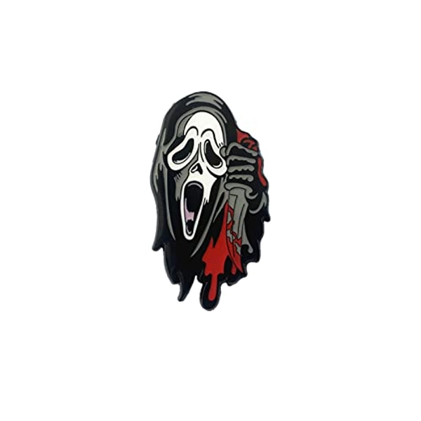 Horror Halloween Pins, Michael Myrs Jason Voorhs Fredy Krueger Breastpin, Gifts for Women, Men, Girls, Boys