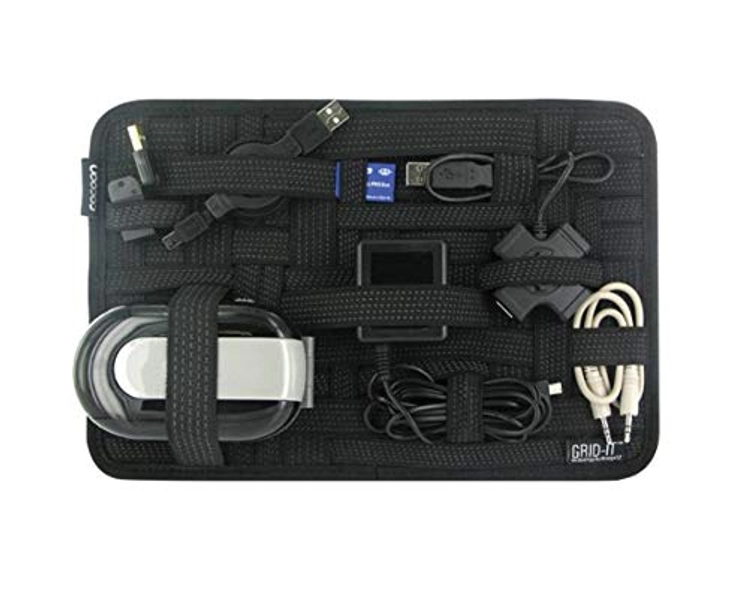 Cocoon CPG10BK GRID-IT!® Accessory Organizer compatible with Tablets - Medium 12" x 8" (Black)