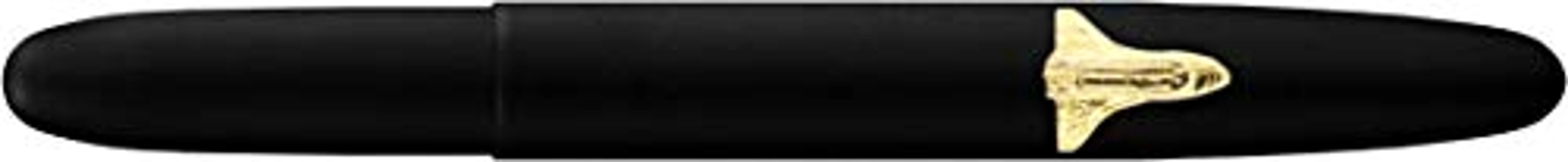 Fisher Space Pen, Bullet Space Pen with Shuttle Emblem, Matte Black (600BSH)