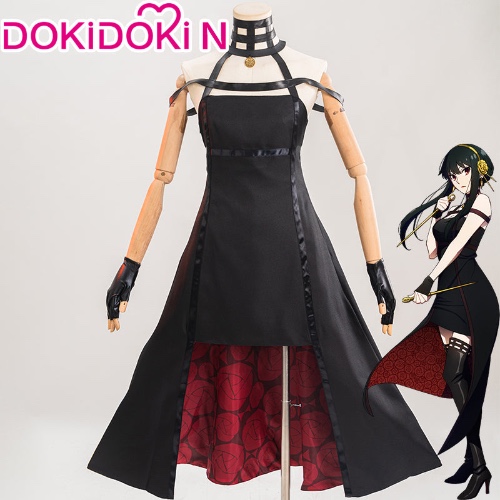 【Size XS-3XL】DokiDoki-N Manga Anime SPY×FAMILY Cosplay Yor Forger Cosplay Halloween Costume spyxfamily | L