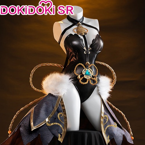 DokiDoki-SR Game Genshin Impact Cosplay Gan Yu Costume Doujin Ganyu | L