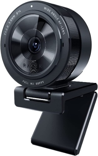 Razer Kiyo Pro Streaming Webcam: Full HD 1080p 60FPS - Adaptive Light Sensor - HDR-Enabled - Wide-Angle Lens with Adjustable FOV - Works with Zoom/Teams/Skype for Conferencing and Video Calling - Webcam Kiyo Pro