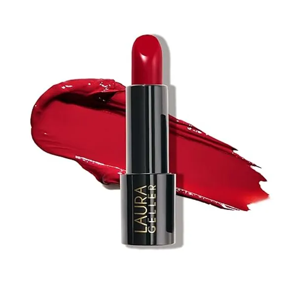 LAURA GELLER NEW YORK Modern Classic Lipstick - Red Radiance - Ultra-Rich Color - Luxurious and Lightweight - Cream Finish - Red Radiance
