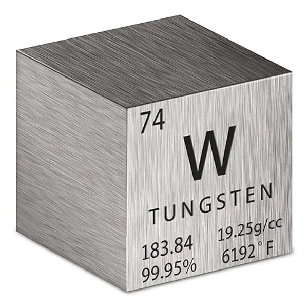 Cube Density Cubes High Density Element Cube for Element Collections Lab Experiment Material Heavy Small Objects Experience(Tungsten,1 Inch) - Tungsten - 1 Inch