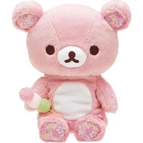 Pink Rilakkuma Bear Plush Toy for Cosparty Fun - 38cm