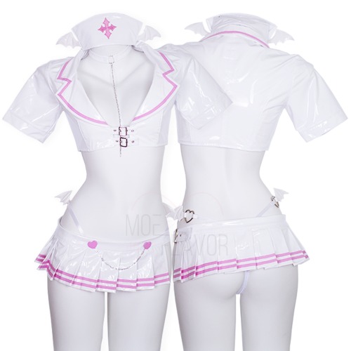 Latex Succubus Nurse - White / Bottom / S/M