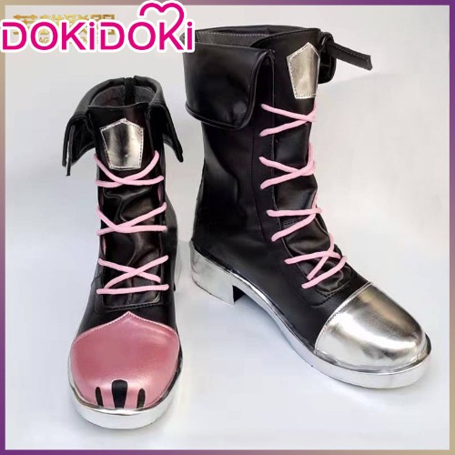 【In Stock】DokiDoki-R League of Legends Game Cosplay Jinx Cosplay Shoes/Tattoo Arcane LOL | Shoes-EU 44