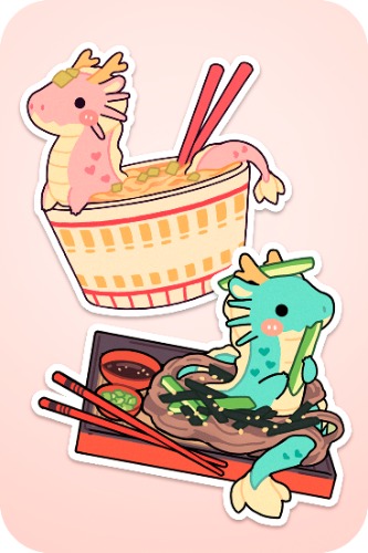 Dragon Noodles Sticker Pack | Default Title