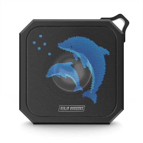 Ninja Dragons Dolphin Retro Pixel Waterproof Bluetooth Speaker - Black / One size
