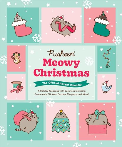 Pusheen: Meowy Christmas: The Official Advent Calendar: A Holiday Keepsake with Surprises Including Ornaments, Stickers, Puzzles, Magnets, and More!