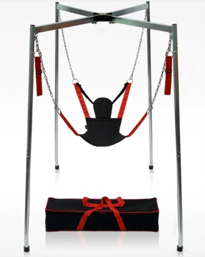 RED Lightweight Sling Sex Frame, Adult Playroom, Gay Fetish Interest