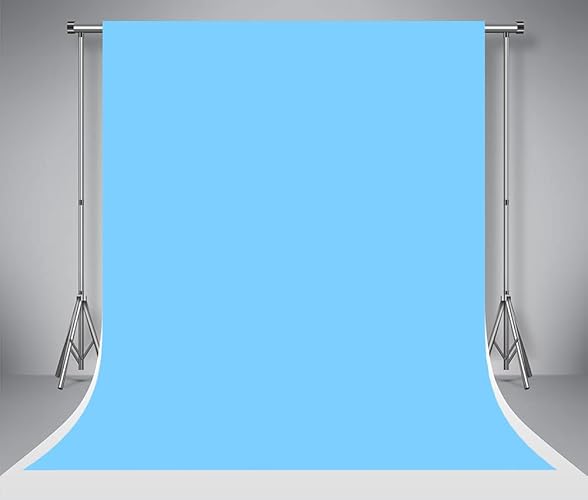 Kate 1.5x2.2m Fondali senza cuciture del ritratto di Microfiber del contesto fotografico di colore solido del contesto blu per lo studio di fotografia neonato - 1.5*2.2m - Blu