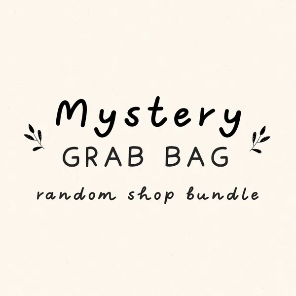 Mystery Grab Bag, Lucky Dip Bundle Set, Planner Sticker Pack, Stationery Gift, Scrapbooking Set, Journal Decoration, Craft Supplies