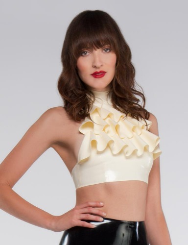 Jabot Halter Top | M