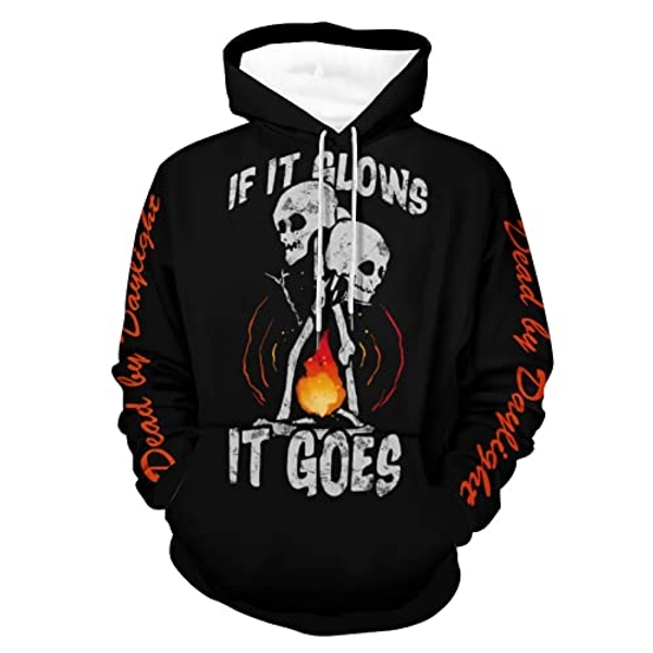 NIKROAD Hoodies Men Adult Hoody Pullover Graphic Fashion Sweatshirts Custom Tops - X-Large - Style