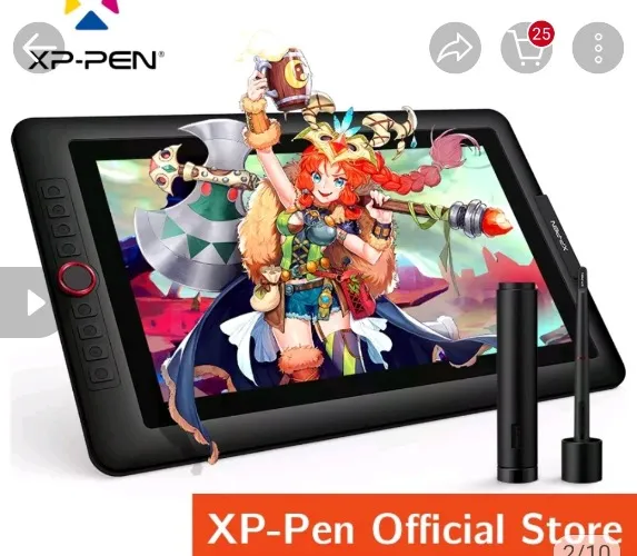 XP-Pen official 15.6 pro drawing tablet