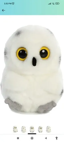 Aurora 16832 World Rolly Pet Hoot Owl Plush5 inches,White,5 inches : Amazon.sg: Toys