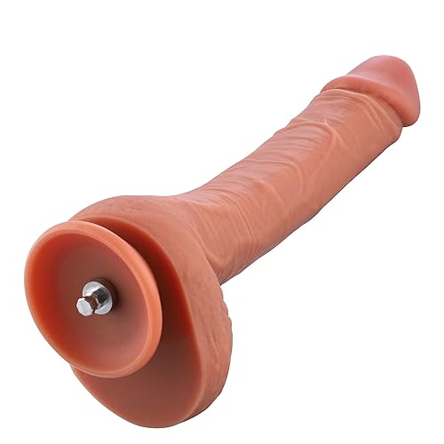 Hismith 10.2" Oblate Silicone Dildo with KlicLok System for Hismith Premium Sex Machine, 7.87" Insert-able Length, Girth 5.51" Diameter 1.75" - Amazing Series - 10.2" Oblate Silicone Dildo
