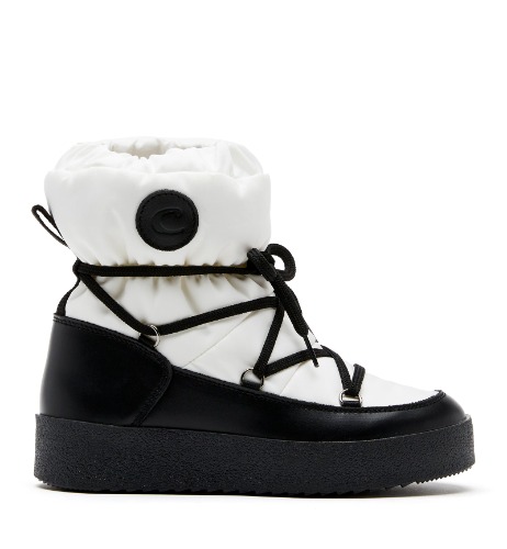 EASTON SHEARLING-LINED LEATHER BOOT | White / 41