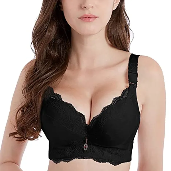 FallSweet Padded Push Up Lace Bras for 34A to 44C Underwire