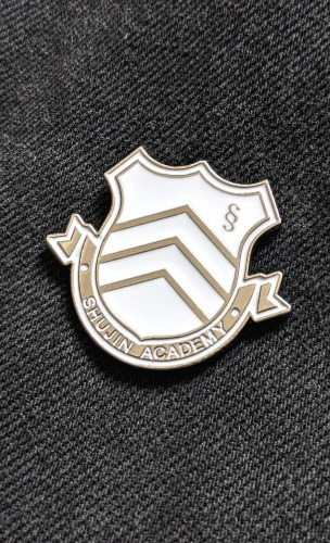 Persona 5 Shujin Academy Enamel Pin - Insert Coin Clothing